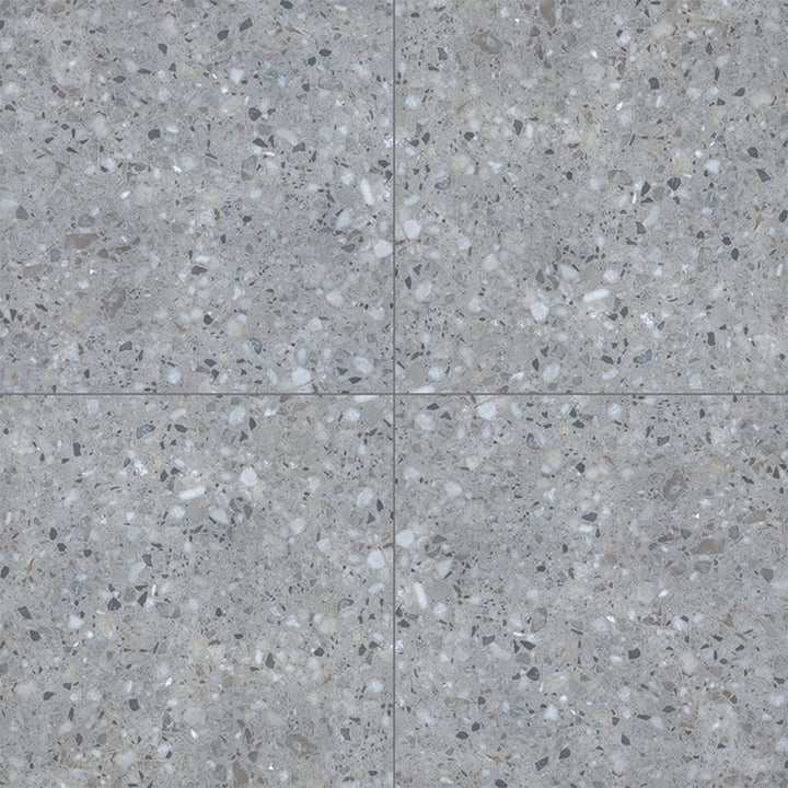 Terrazo Gris, 24" x 24" | 2CM Porcelain Pool Paver by MSI