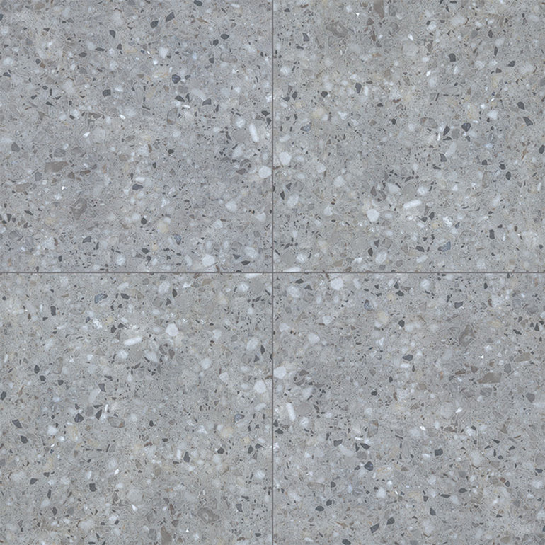 Terrazo Gris, 24" x 24" | 2CM Porcelain Pool Paver by MSI