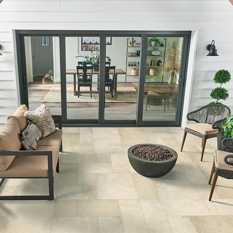 Tierra Ivory, Pattern | 2CM Porcelain Outdoor Paver by MSI