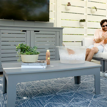 Ledge Lounger Mainstay Rectangular Coffee Table | Patio Table