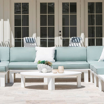 Ledge Lounger Mainstay Round Coffee Table | Patio Side Table