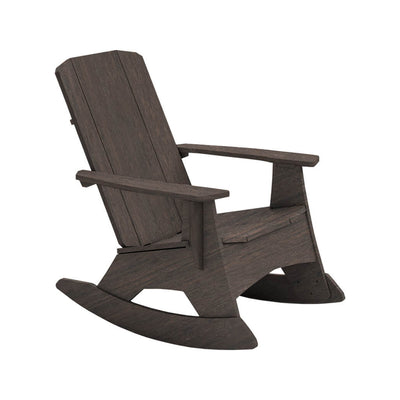 Mainstay Rocking Adirondack Chair by Ledge Lounger, Flint | Outdoor Rocking Chair