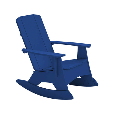 Mainstay Rocking Adirondack Chair by Ledge Lounger, Navy Blue | Outdoor Rocking Chair