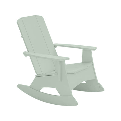 Mainstay Rocking Adirondack Chair by Ledge Lounger, Sage Green | Outdoor Rocking Chair