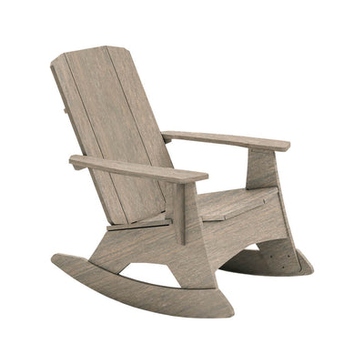 Mainstay Rocking Adirondack Chair by Ledge Lounger, Wheat | Outdoor Rocking Chair