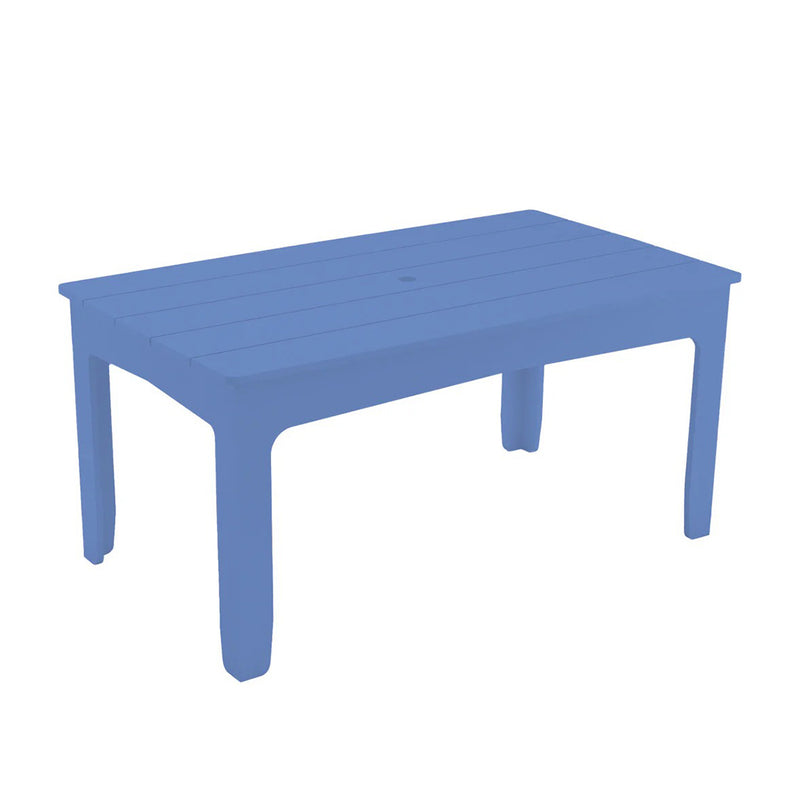 Ledge Lounger Mainstay Rectangular Dining Table | Patio Dining Set - Sky Blue