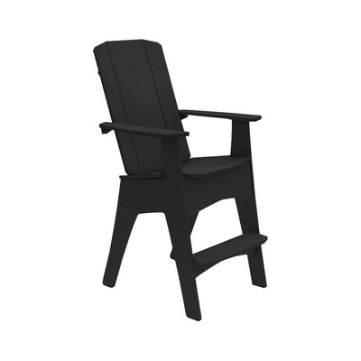 Mainstay Tall Black Adirondack Chair by Ledge Lounger