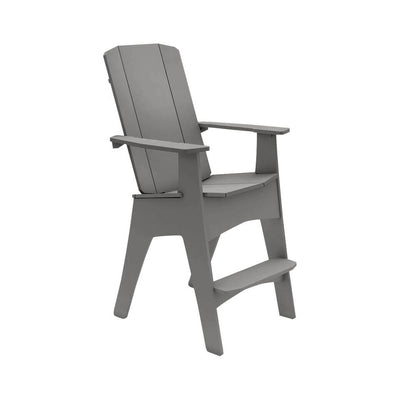 Mainstay Tall Gray Adirondack Chair by Ledge Lounger