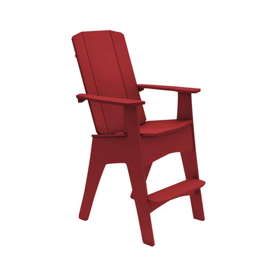 Mainstay Tall Red Adirondack Chair by Ledge Lounger