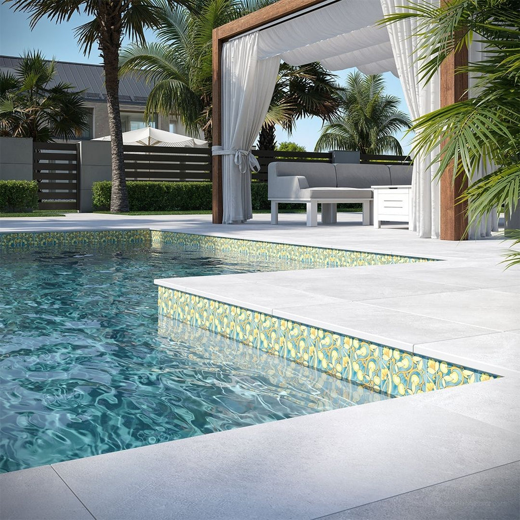 Maioliche 1, 6" x 6" Porcelain Pool Tile | CVLMAIOLICHE1 | Aquatica