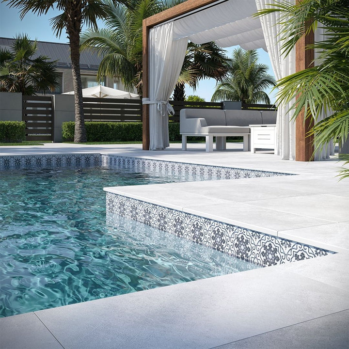 Maioliche 12, 6" x 6" Porcelain Pool Tile | CVLMAIOLICHE12 | Aquatica