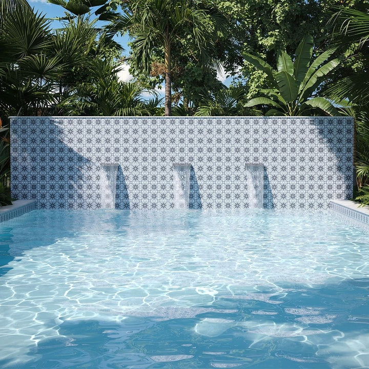 Maioliche 12, 6" x 6" Porcelain Pool Tile | CVLMAIOLICHE12 | Aquatica