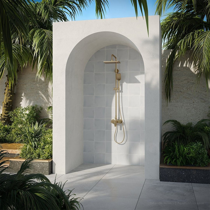 Maioliche, 6" x 6" Porcelain Pool Tile | CVLMAIOGRIGIO6 | Aquatica
