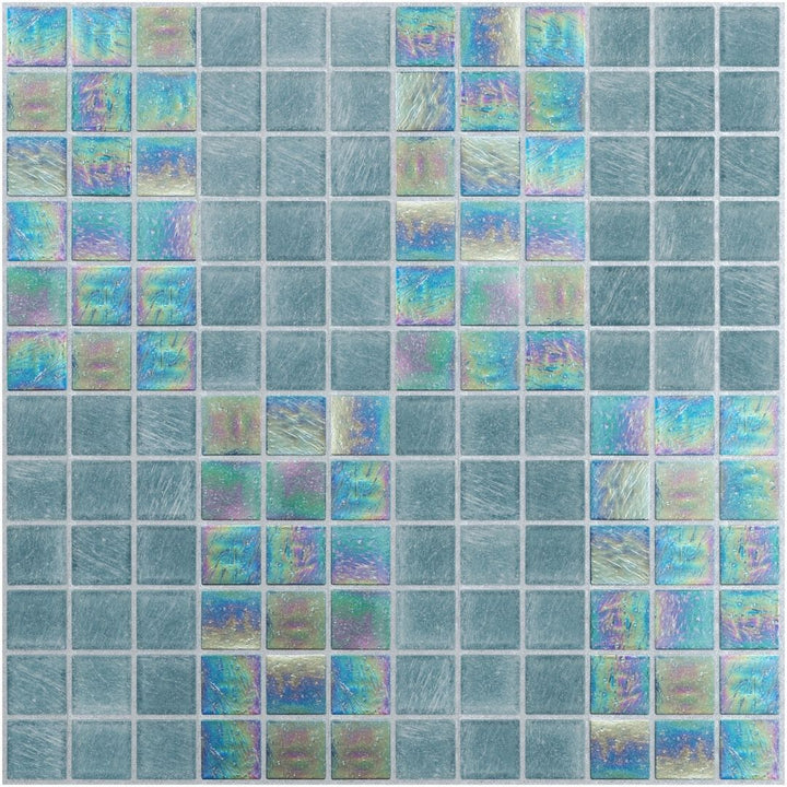 Marelle, 1" x 1" Offset Wide Stripe | Luxury Glass Mosaic Tile