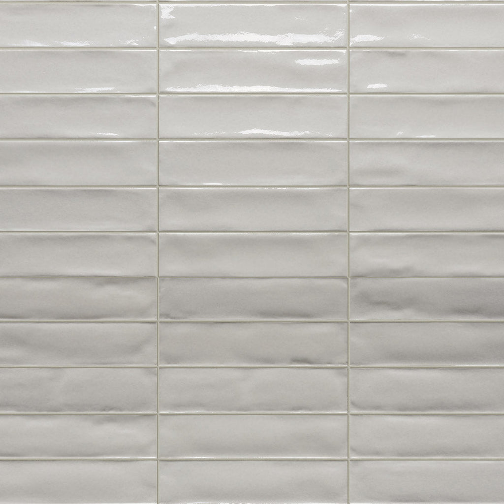 Marrakech Total White, 2" x 8" Porcelain Tile | Aquatica Pool Tile