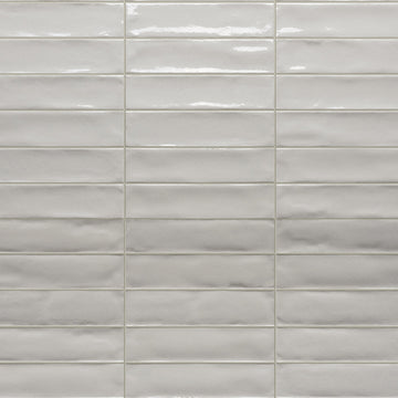 Marrakech Total White, 2" x 8" Porcelain Tile | Aquatica Pool Tile