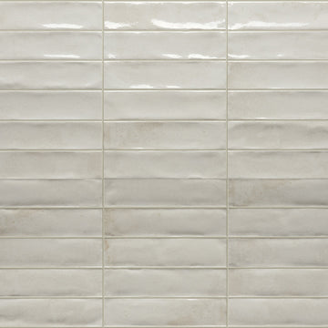 Marrakech White, 2" x 8" Porcelain Tile | Aquatica Pool Tile
