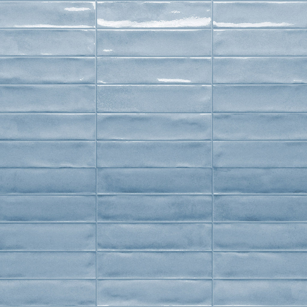 Marrakech Light Blue, 2" x 8" Porcelain Tile | Porcelain Pool Tile