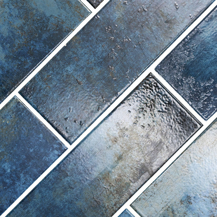 Marza Cobalt, 4" x 12" Ceramic Tile | Backsplash & Wall Tile by MSI