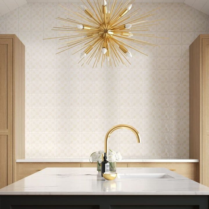 Matisse Honeypot, 5" x 5" Ceramic Tile | Anthology Backsplash Tile