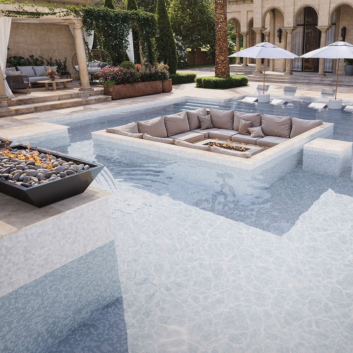 Ghiaccio, 3/4" 3/4" Glass Tile | Mosaic Tile by Bisazza