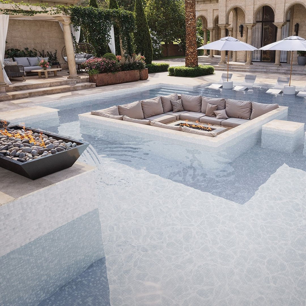 Ghiaccio Plus, 3/4" 3/4" Glass Tile | Mosaic Tile by Bisazza