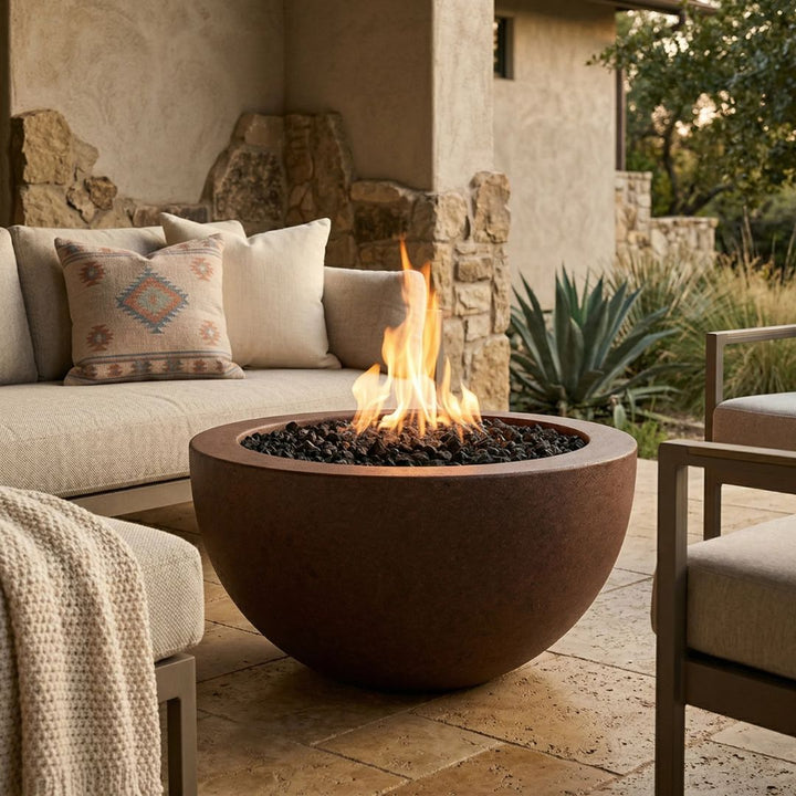 Prism Hardscapes Moderno 3 Fire Bowl | Outdoor Gas Fire Pit