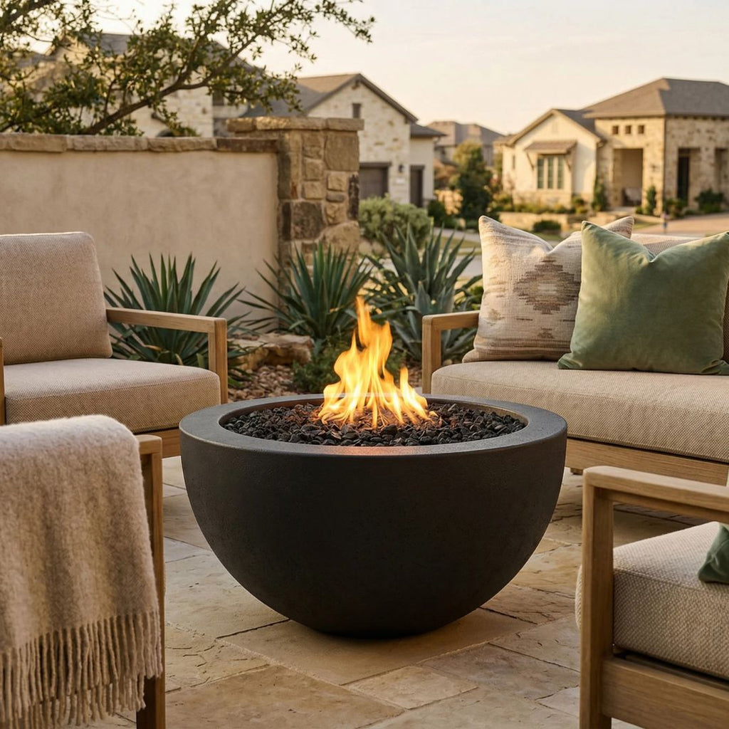 Prism Hardscapes Moderno 3 Fire Bowl | Outdoor Gas Fire Pit