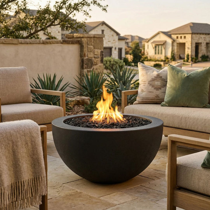 Prism Hardscapes Moderno 3 Fire Bowl | Outdoor Gas Fire Pit