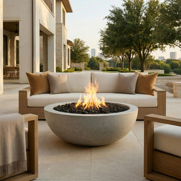 Prism Hardscapes Moderno 4 Fire Bowl | Outdoor Gas Fire Pit