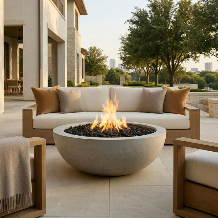 Prism Hardscapes Moderno 4 Fire Bowl | Outdoor Gas Fire Pit