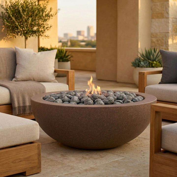 Prism Hardscapes Moderno 5 Fire Bowl | Outdoor Gas Fire Pit