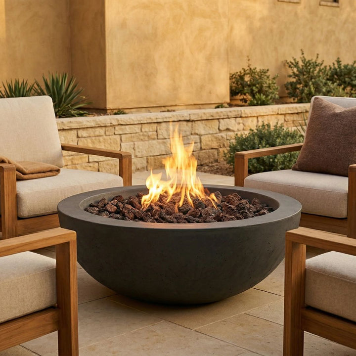 Prism Hardscapes Moderno 6 Fire Bowl | PPH-440-4 | Outdoor Gas Fire Pit