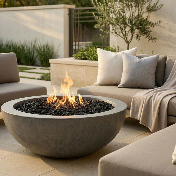 Prism Hardscapes Moderno 6 Fire Bowl | PPH-440-4 | Outdoor Gas Fire Pit