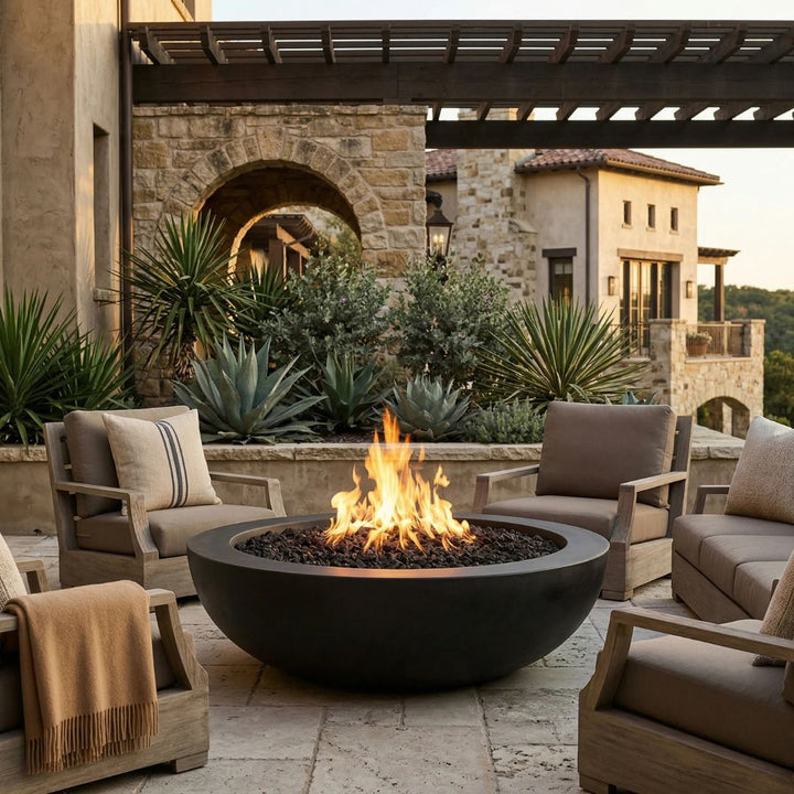 Prism Hardscapes Moderno 70 Fire Bowl | Outdoor Gas Fire Pit