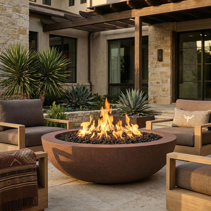 Prism Hardscapes Moderno 70 Fire Bowl | Outdoor Gas Fire Pit
