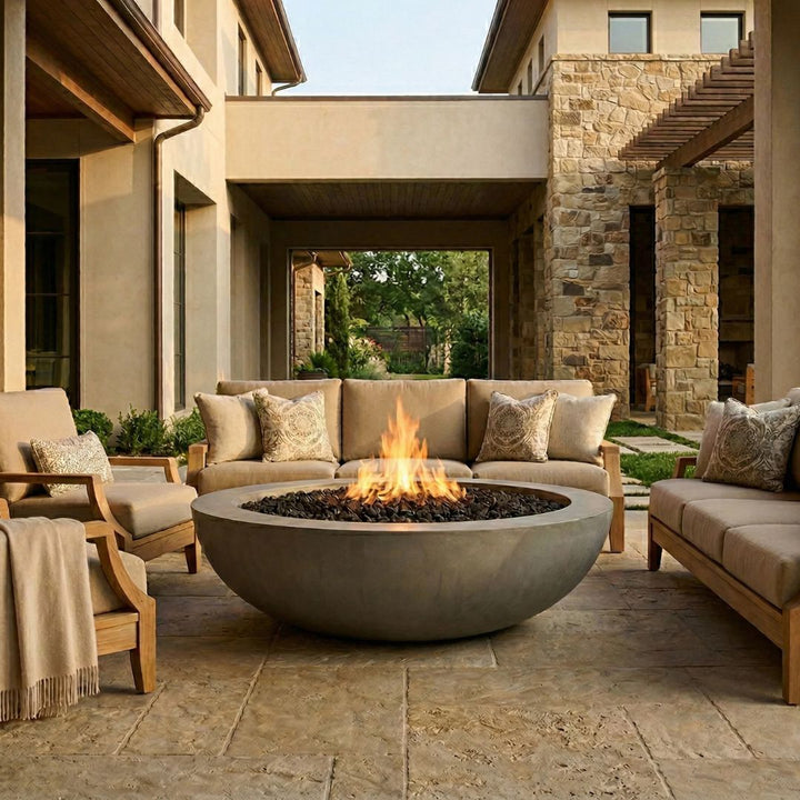 Prism Hardscapes Moderno 70 Fire Bowl | Outdoor Gas Fire Pit