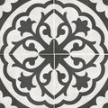 Monochrome Lotus, 8" x 8" - Porcelain Tile