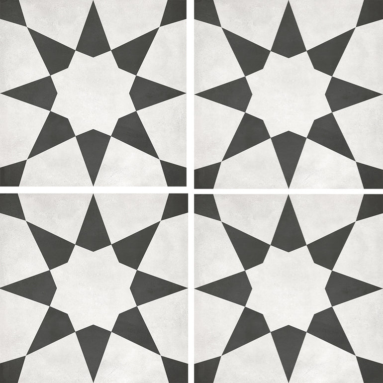Monochrome Stellar, 8" x 8" Porcelain Tile | ANAFORMMONSTEL8 | IWT