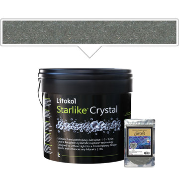 Litokol Starlike Crystal epoxy product with packaging on a white background