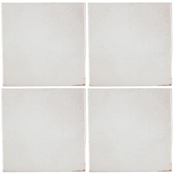 Canvas Zellige, 4" x 4" Ceramic Tile | Kitchen Backsplash Tile