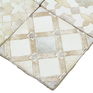 Moroccan Mix, 4" x 4" Ceramic Tile | Kitchen Backsplash Tile