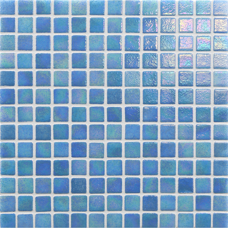 Enchanted, 1" x 1" Glass Tile | Reviglass Pool Tile by Murrine Mosaics