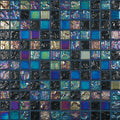 Mystic Black, 1" x 1" - Glass Tile