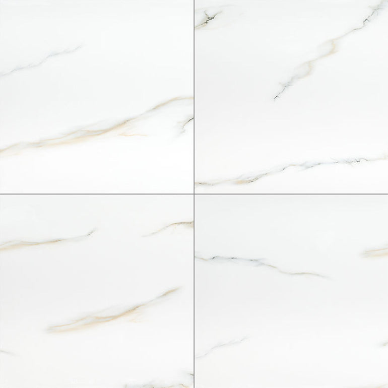 Aria Bianco, 24" x 24" Porcelain Tile | NARIBIA2424P | Tile by MSI