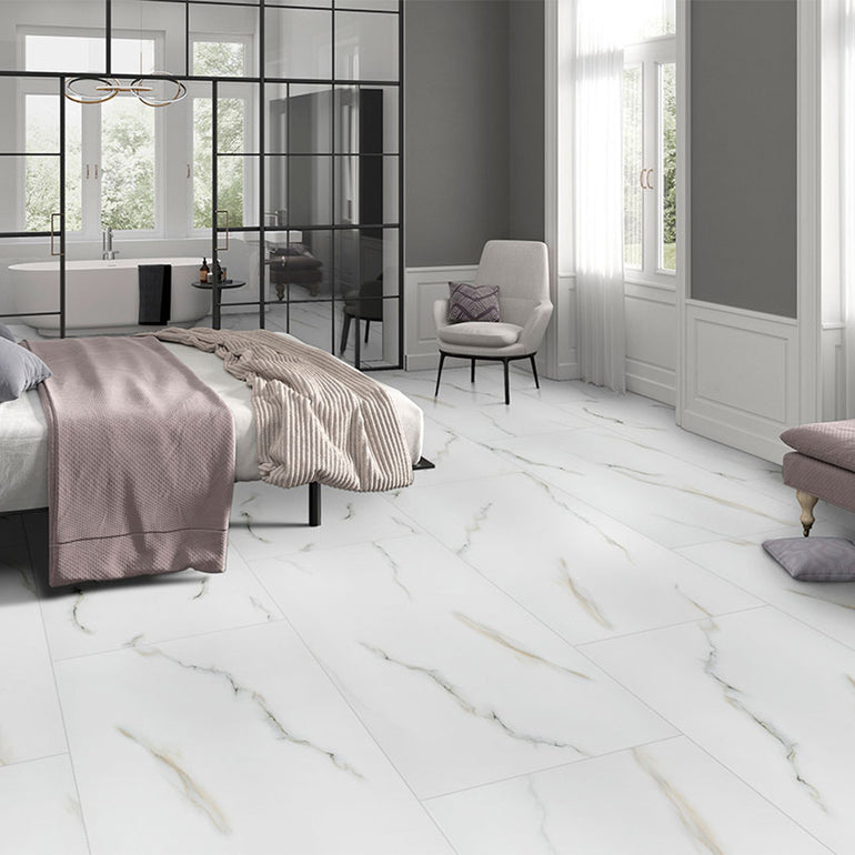 Aria Bianco, 24" x 48" Porcelain Tile | NARIBIA2448P | Tile by MSI