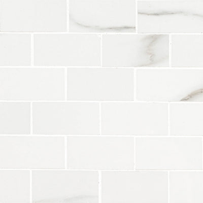 Aria Bianco, 2" x 4" Porcelain Tile | NARIBIA2X4P | Mosaic Tile by MSI