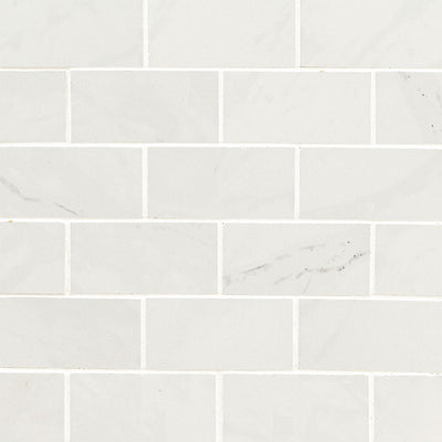 Aria Ice, 2" x 4" Porcelain Tile | NARICE2X4P | Mosaic Tile by MSI