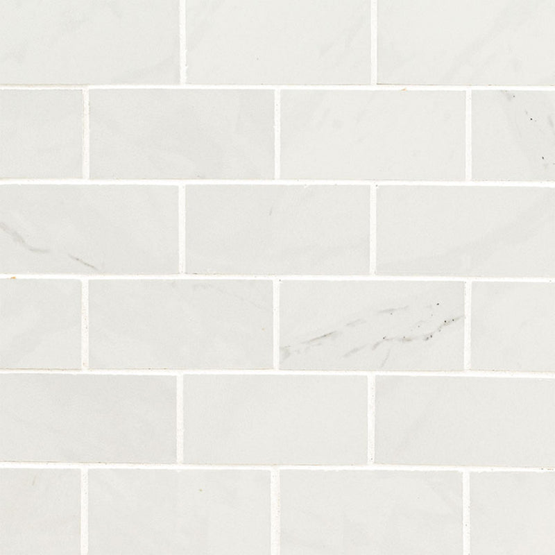 Aria Ice, 2" x 4" Porcelain Tile | NARICE2X4P | Mosaic Tile by MSI