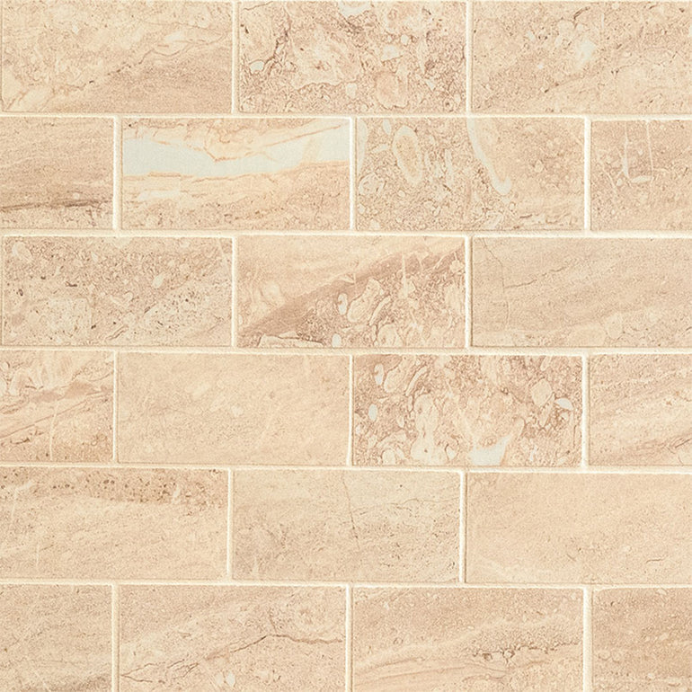 Aria Oro, 2" x 4" Porcelain Tile | NARIORO2X4P | Mosaic Tile by MSI